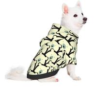 Salelf Panda Among Polar Bears for Small Dog Hoodie for Winter Fall, Warm Polyester Puppy Clothes with Hood, Soft Cozy Dog Sweater for Small Breeds, Cold Weather Pet Apparel
