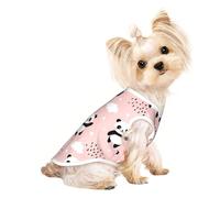 Salelf Panda Flying in The Sky Between Clouds and Star for Dog Shirts Elastic Soft Dog T-Shirts Breathable Pet Clothes Spring Summer Pet Apparel Tee Shirt for Puppy Kitty Cats Small Medium Dogs