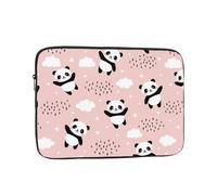 Salelf Panda Flying in The Sky Between Clouds and Star for Laptop Sleeve for Laptop Sleeve for 10-17 Inch MacBook Air/Pro, Dell, HP, Shockproof Water Resistant Protective Case for School & Travel
