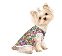 Salelf Pebble Colorful Background for Dog Shirts Elastic Soft Dog T-Shirts Breathable Pet Clothes Spring Summer Pet Apparel Tee Shirt for Puppy Kitty Cats Small Medium Dogs