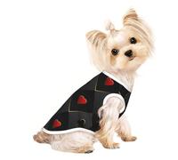 Salelf Red Poker for Dog Shirts Elastic Soft Dog T-Shirts Breathable Pet Clothes Spring Summer Pet Apparel Tee Shirt for Puppy Kitty Cats Small Medium Dogs