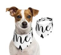 Salelf Retirement for Dog Bandana Adjustable - Quick Dry & Breathable Cotton, Cute Floral Pattern for Small Medium Large Dogs, Perfect for Holiday Photos