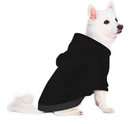 Salelf Retirement for Small Dog Hoodie for Winter Fall, Warm Polyester Puppy Clothes with Hood, Soft Cozy Dog Sweater for Small Breeds, Cold Weather Pet Apparel