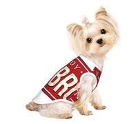 Salelf Retro Sunday Brunch for Dog Shirts Elastic Soft Dog T-Shirts Breathable Pet Clothes Spring Summer Pet Apparel Tee Shirt for Puppy Kitty Cats Small Medium Dogs