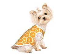 Salelf Riped Juicy Sliced Oranges1 for Dog Shirts Elastic Soft Dog T-Shirts Breathable Pet Clothes Spring Summer Pet Apparel Tee Shirt for Puppy Kitty Cats Small Medium Dogs