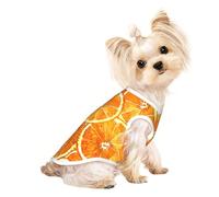 Salelf Riped Juicy Sliced Oranges3 for Dog Shirts Elastic Soft Dog T-Shirts Breathable Pet Clothes Spring Summer Pet Apparel Tee Shirt for Puppy Kitty Cats Small Medium Dogs
