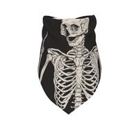 Salelf Rock and Roll Skeleton Skull Dog Bandana Premium Durable Triangle Scarf -1 PackWashable Make Your Pooch Stand Out Dog Bandana Suitable for Neutral Large Dogs