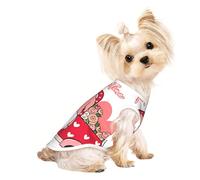 Salelf Romance for Dog Shirts Elastic Soft Dog T-Shirts Breathable Pet Clothes Spring Summer Pet Apparel Tee Shirt for Puppy Kitty Cats Small Medium Dogs