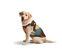 Salelf Rooster and Chicken for Dog Costume, All Season Soft Pure Cotton Pet Harness, Outerwear for Medium to Large Dogs, Outdoor Walking