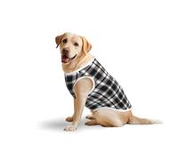 Salelf Royal Plaid Pattern for Dog Costume, All Season Soft Pure Cotton Pet Harness, Outerwear for Medium to Large Dogs, Outdoor Walking
