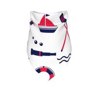 Salelf Sailing Marine Travel Dog Bandana Premium Durable Triangle Scarf -1 PackWashable Make Your Pooch Stand Out Dog Bandana Suitable for Neutral Large Dogs
