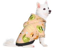 Salelf Scandinavian Style Hygge for Small Dog Hoodie for Winter Fall, Warm Polyester Puppy Clothes with Hood, Soft Cozy Dog Sweater for Small Breeds, Cold Weather Pet Apparel