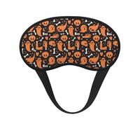 Salelf Scary Ghostly Monsters Sleep Mask Adjustable Eye Mask Soft Sleeping Eye Covers for Sleeping Perfect Shading Reduce Edema