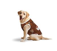 Salelf Sloths Need More Coffee for Dog Costume, All Season Soft Pure Cotton Pet Harness, Outerwear for Medium to Large Dogs, Outdoor Walking