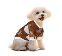 Salelf Sloths Need More Coffee for Pure Cotton Pet T-Shirt for Dogs & Cats - Soft, Breathable Summer Tee or Sleeveless Vest, for Small Medium Breeds with Sensitive Skin