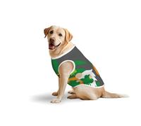 Salelf Spring St Patrick’S Day Irish Gnomes for Dog Costume, All Season Soft Pure Cotton Pet Harness, Outerwear for Medium to Large Dogs, Outdoor Walking