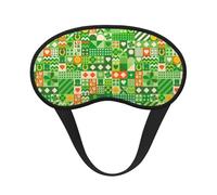 Salelf St Patrick's Day6 Sleep Mask Adjustable Eye Mask Soft Sleeping Eye Covers for Sleeping Perfect Shading Reduce Edema