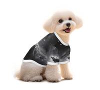 Salelf Star Rock for Pure Cotton Pet T-Shirt for Dogs & Cats - Soft, Breathable Summer Tee or Sleeveless Vest, for Small Medium Breeds with Sensitive Skin