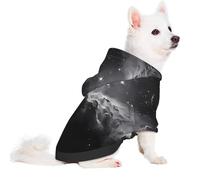 Salelf Star Rock for Small Dog Hoodie for Winter Fall, Warm Polyester Puppy Clothes with Hood, Soft Cozy Dog Sweater for Small Breeds, Cold Weather Pet Apparel