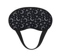 Salelf Stars and Moons Sleep Mask Adjustable Eye Mask Soft Sleeping Eye Covers for Sleeping Perfect Shading Reduce Edema