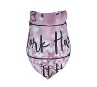 Salelf Staying Positive Dog Bandana Premium Durable Triangle Scarf -1 PackWashable Make Your Pooch Stand Out Dog Bandana Suitable for Neutral Large Dogs