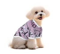 Salelf Staying Positive for Pure Cotton Pet T-Shirt for Dogs & Cats - Soft, Breathable Summer Tee or Sleeveless Vest, for Small Medium Breeds with Sensitive Skin