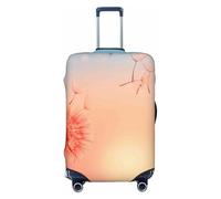 Salelf The Sunset of Dandelion for Luggage Cover Washable Elasticated Suitcase Covers TSA Approved Stylish Dust and Scratch Resistant Case Protector for Kids and Adults, Black, X-Large