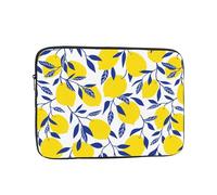 Salelf Tropical Lemon for Laptop Sleeve for Laptop Sleeve for 10-17 Inch MacBook Air/Pro, Dell, HP, Shockproof Water Resistant Protective Case for School & Travel