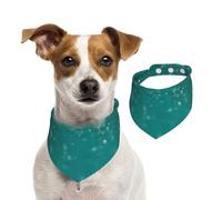 Salelf Water Splash for Dog Bandana Adjustable - Quick Dry & Breathable Cotton, Cute Floral Pattern for Small Medium Large Dogs, Perfect for Holiday Photos