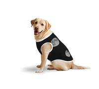 Salelf Waxing Waning Moon1 for Dog Costume, All Season Soft Pure Cotton Pet Harness, Outerwear for Medium to Large Dogs, Outdoor Walking