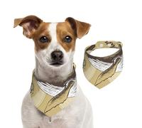 Salelf We Live for Adventure,Lets GO for Dog Bandana Adjustable - Quick Dry & Breathable Cotton, Cute Floral Pattern for Small Medium Large Dogs, Perfect for Holiday Photos