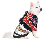 Salelf Welcome to Christmas Market for Small Dog Hoodie for Winter Fall, Warm Polyester Puppy Clothes with Hood, Soft Cozy Dog Sweater for Small Breeds, Cold Weather Pet Apparel