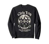 Salem 1692 Girls Trip Time To Wicked Witch Halloween Sweatshirt