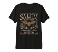 Salem Apothecary Medicines Herbal Witch Bat Beige Premium T-Shirt