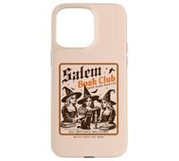 Salem Book Club - Bookish Halloween Retro Salem Witch Book Case for iPhone 15 Pro Max