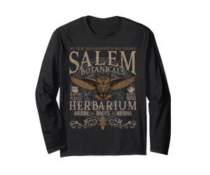 Salem Botanicals Herbarium Owl Garden Witch Long Sleeve T-Shirt