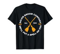 Salem Broom Company Est. 1692 We'll Put a Spell on You Value Graphic T-Shirt