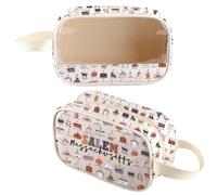 Salem Massachusetts Inspired Gift Salem Massachusetts Clear Makeup Bag for Witch Lover Salem Witch Gift (SalemBag)
