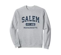 Salem Massachusetts MA Vintage Athletic Sports Design Sweatshirt