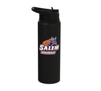 Salem State University Vikings Mascot Word Mark Stainless Steel Insulated Water Bottle