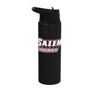 Salem State University Vikings Word Mark Stainless Steel Insulated Water Bottle