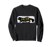 Salem The City Of Witches Massachusetts Black Cat Halloween Sweatshirt