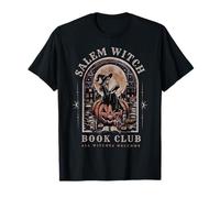 Salem Witch Book Club All Witches Welcome Spooky Halloween T-Shirt