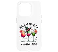 Salem Witch Cocktail Club Halloween Drinking Party Design Case for iPhone 15 Pro