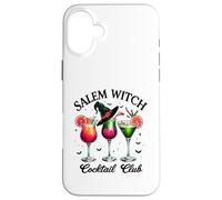 Salem Witch Cocktail Club Halloween Drinking Party Design Case for iPhone 16 Plus