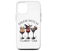 Salem Witch Cocktail Club Halloween Drinks Witchy Aesthetic Case for iPhone 12/12 Pro