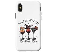 Salem Witch Cocktail Club Halloween Drinks Witchy Aesthetic Case for iPhone X/XS