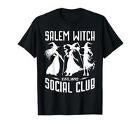 Salem Witch Social Club Est. 1692 Halloween Witch Trials T-Shirt