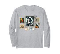 Salem Witch Trials They Missed One Halloween Postage Stamp Long Sleeve T-Shirt