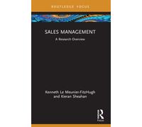 Sales Management : A Research Overview